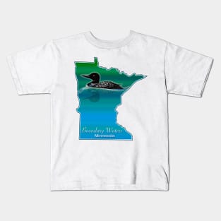 Boundary Waters, Minnesota Kids T-Shirt